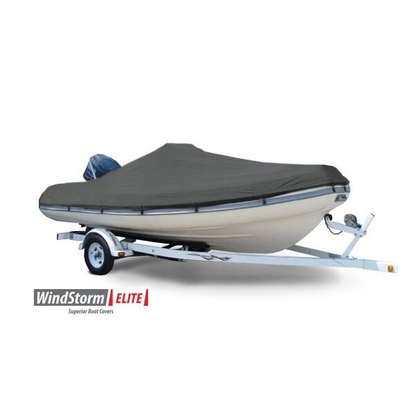 Eevelle Boat Cover INFLATABLE Center Console, Outboard Fits 19ft 6in L up to 100in W Charcoal SFINFCC19100B-CHL - main